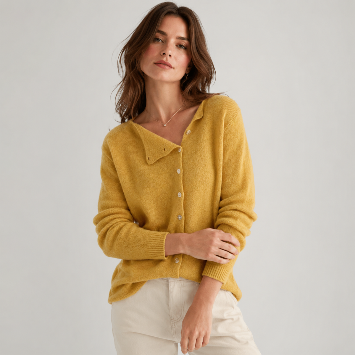 Millicent | Refined Button-Front Cardigan for Women