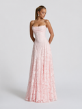 Isadora – Floral Print Maxi Dress with Thin Straps