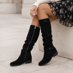 Isadora – Tall Boots with Elegant Low Heel for All-Day Comfort