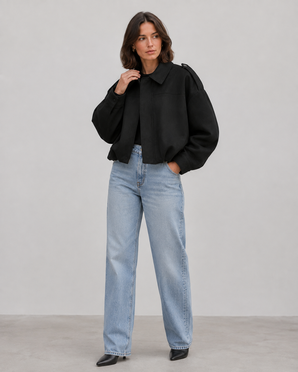Solange – Women's Oversized Bomber Jacket