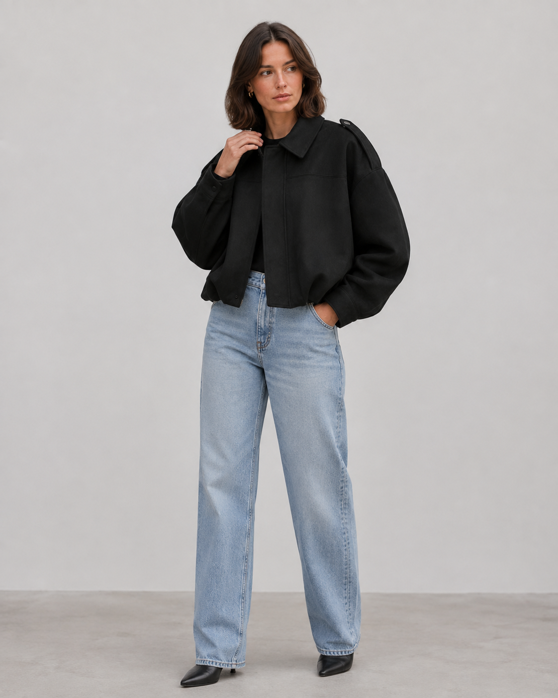 Solange – Women's Oversized Bomber Jacket