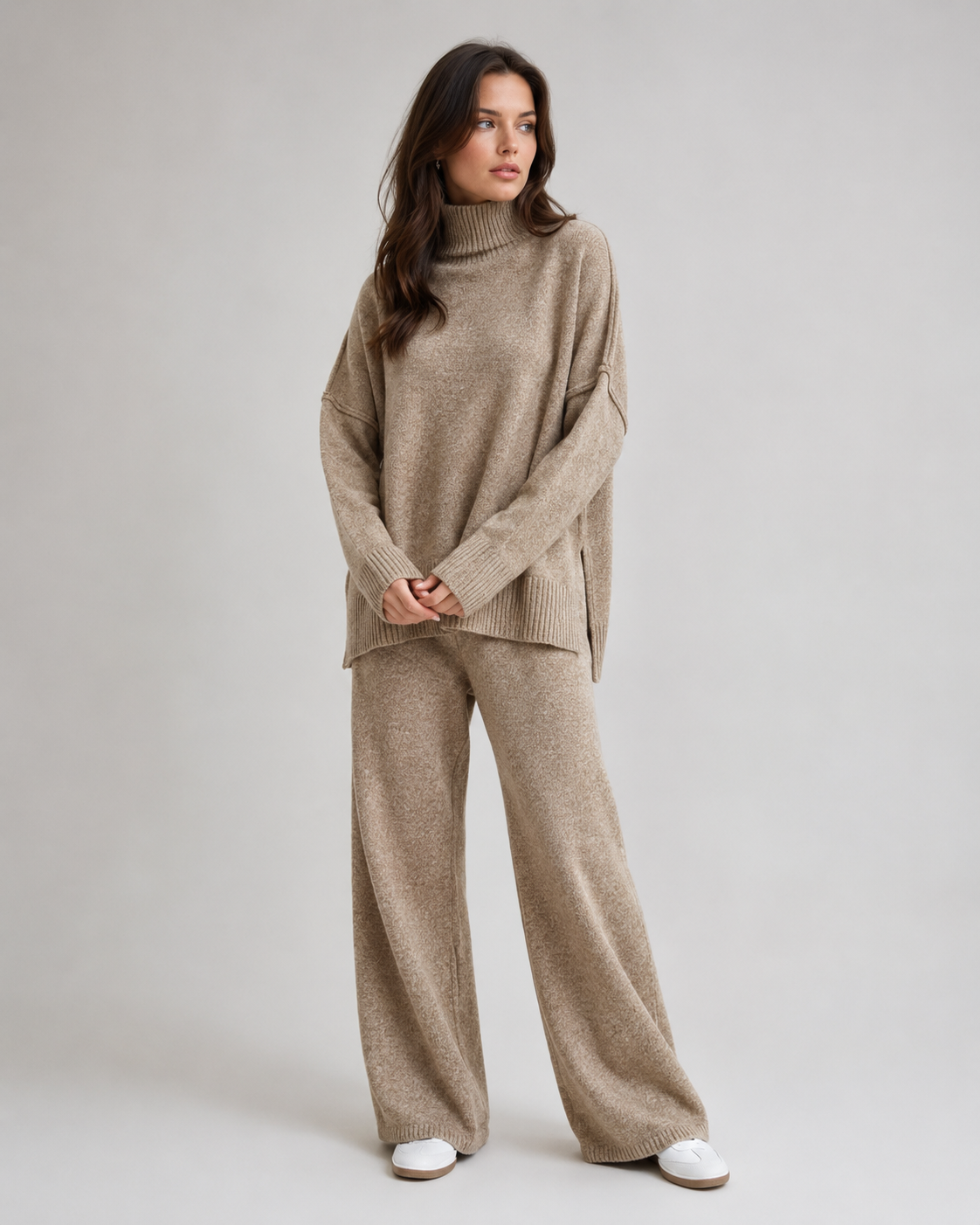 Marisol | Soft Knit Turtleneck Set for Effortless Comfort
