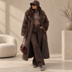 Matilde | Sophisticated Women’s Longline Faux Fur Coat