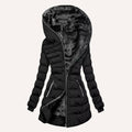 Elowen | Women's Fitted Hooded Quilted Puffer Jacket with Cosy Fleece Lining & Winter Fit