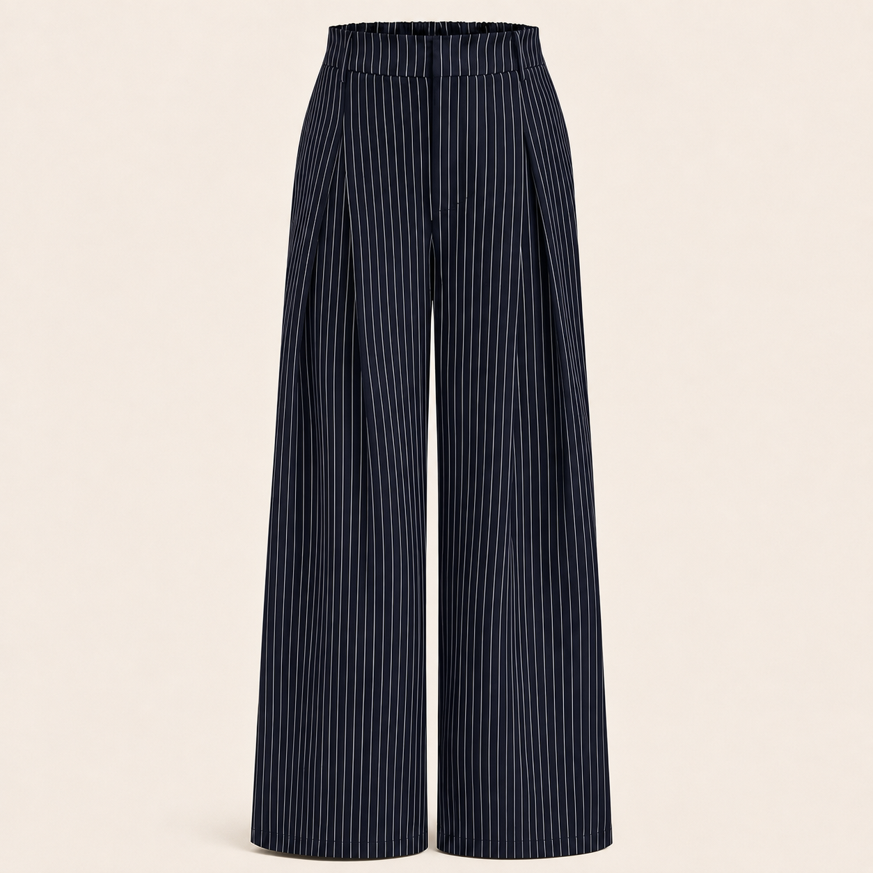 Isadora – Pinstripe Wrap Top & Wide Leg Trouser Co-Ord