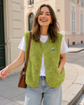 Isabeau – Cosy Ribbed Knit Vest for Everyday Layering