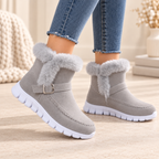 Calla | Cosy Faux Suede Ankle Boots for Women