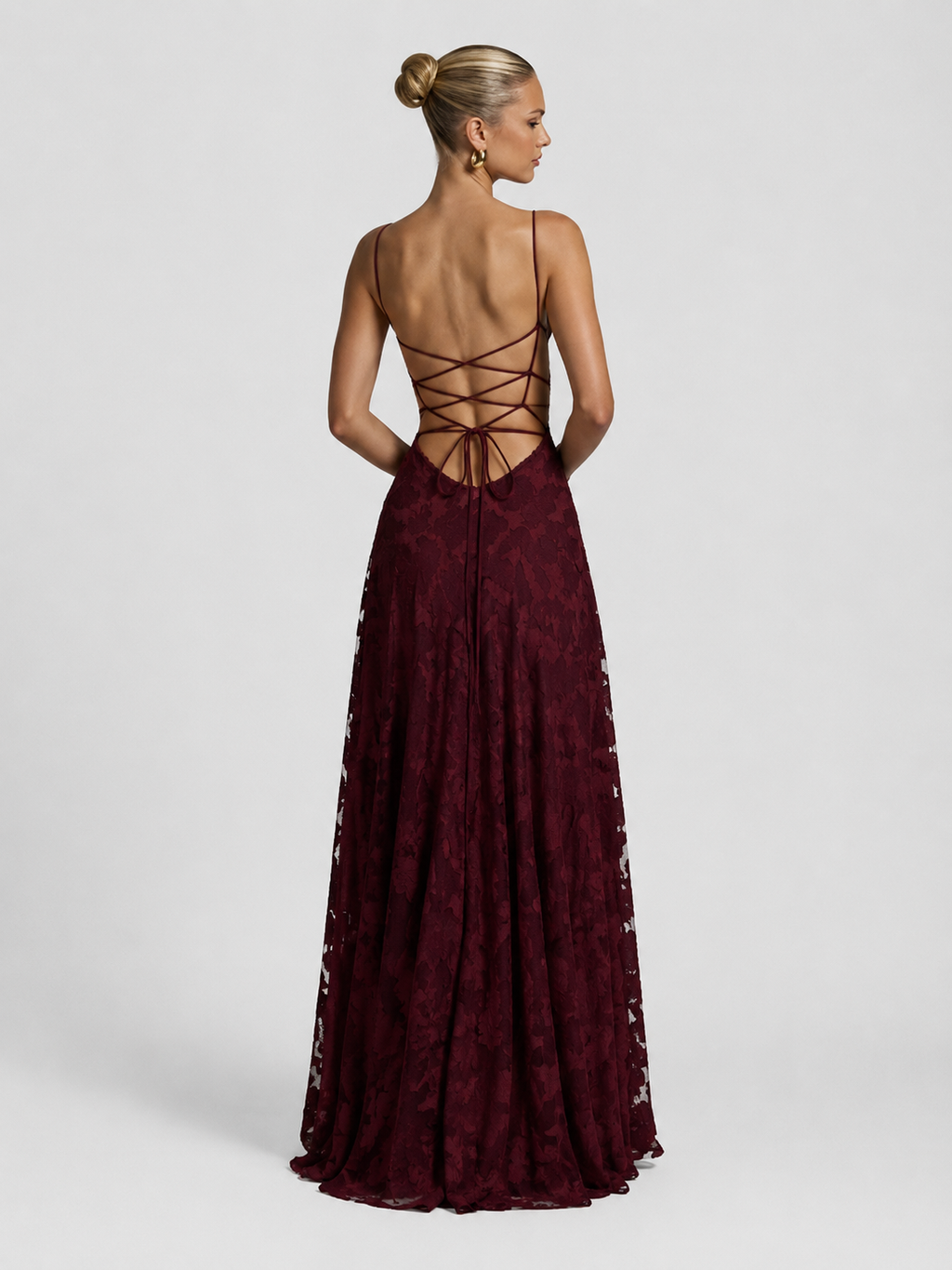 Isadora – Floral Print Maxi Dress with Thin Straps