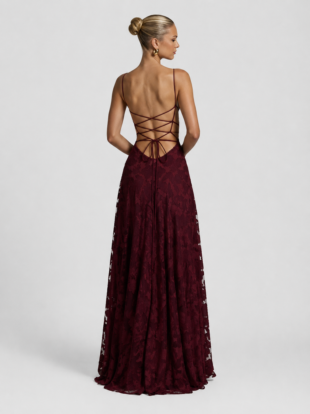 Isadora – Floral Print Maxi Dress with Thin Straps