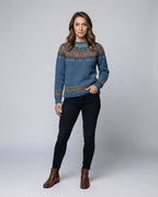Freyja – Women's Green Vintage Icelandic Knit Sweater