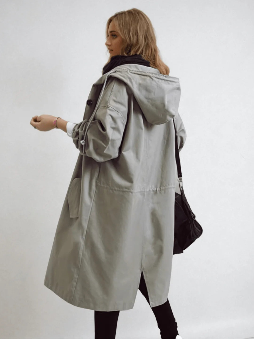 Adeline – Women's Navy Classic Trench Coat