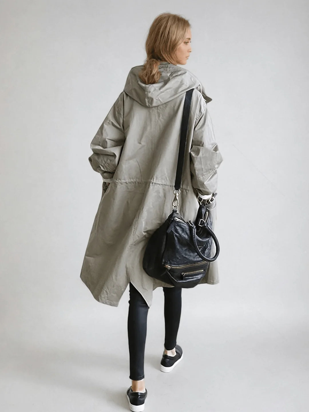 Adeline – Women's Navy Classic Trench Coat