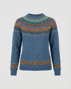 Freyja – Women's Green Vintage Icelandic Knit Sweater
