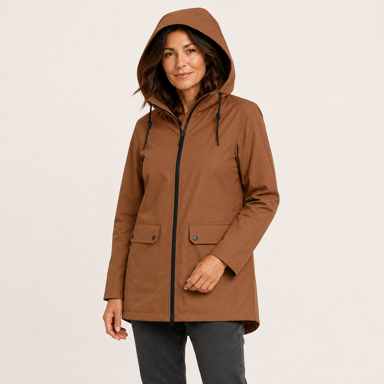 Aveline | Waterproof Rain Jacket with Adjustable Hood for Women