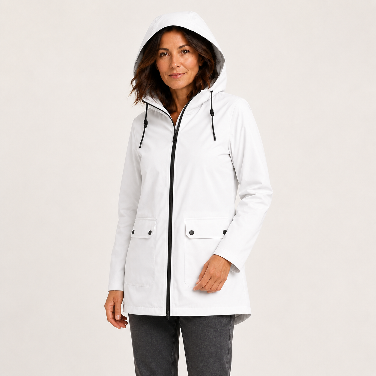 Aveline | Waterproof Rain Jacket with Adjustable Hood for Women
