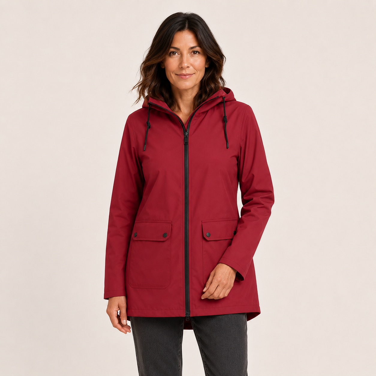 Aveline | Waterproof Rain Jacket with Adjustable Hood for Women