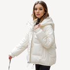 Elspeth – Women's Brown Oversized Puffer Jacket